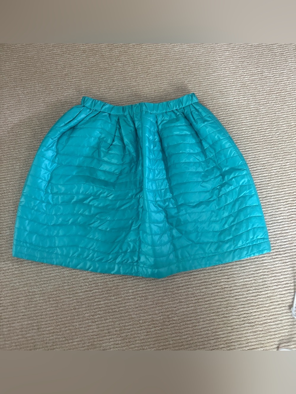 Teal Quilted skirt 14